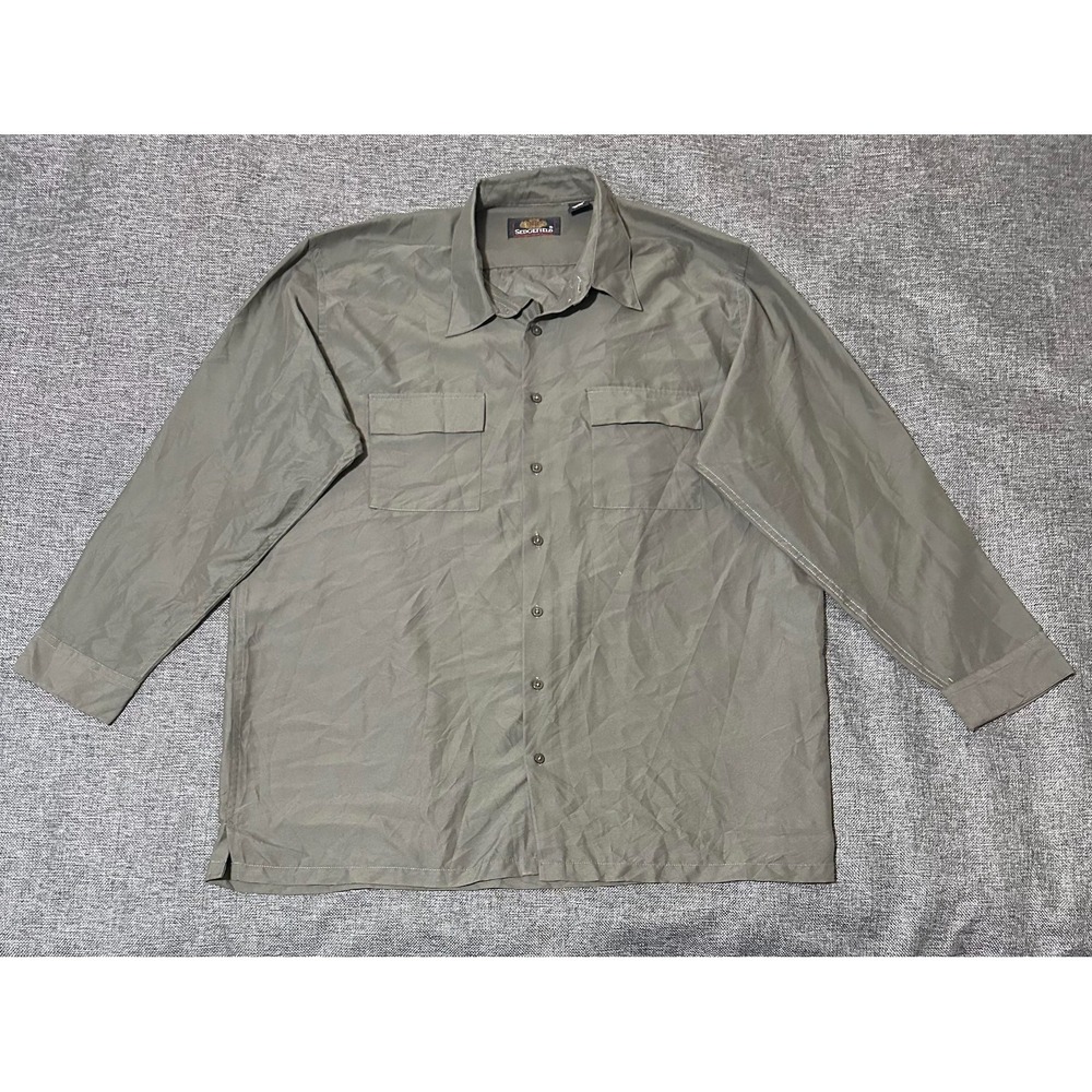Sedgefield Men's XL Green‎ Long Sleeve Shirt